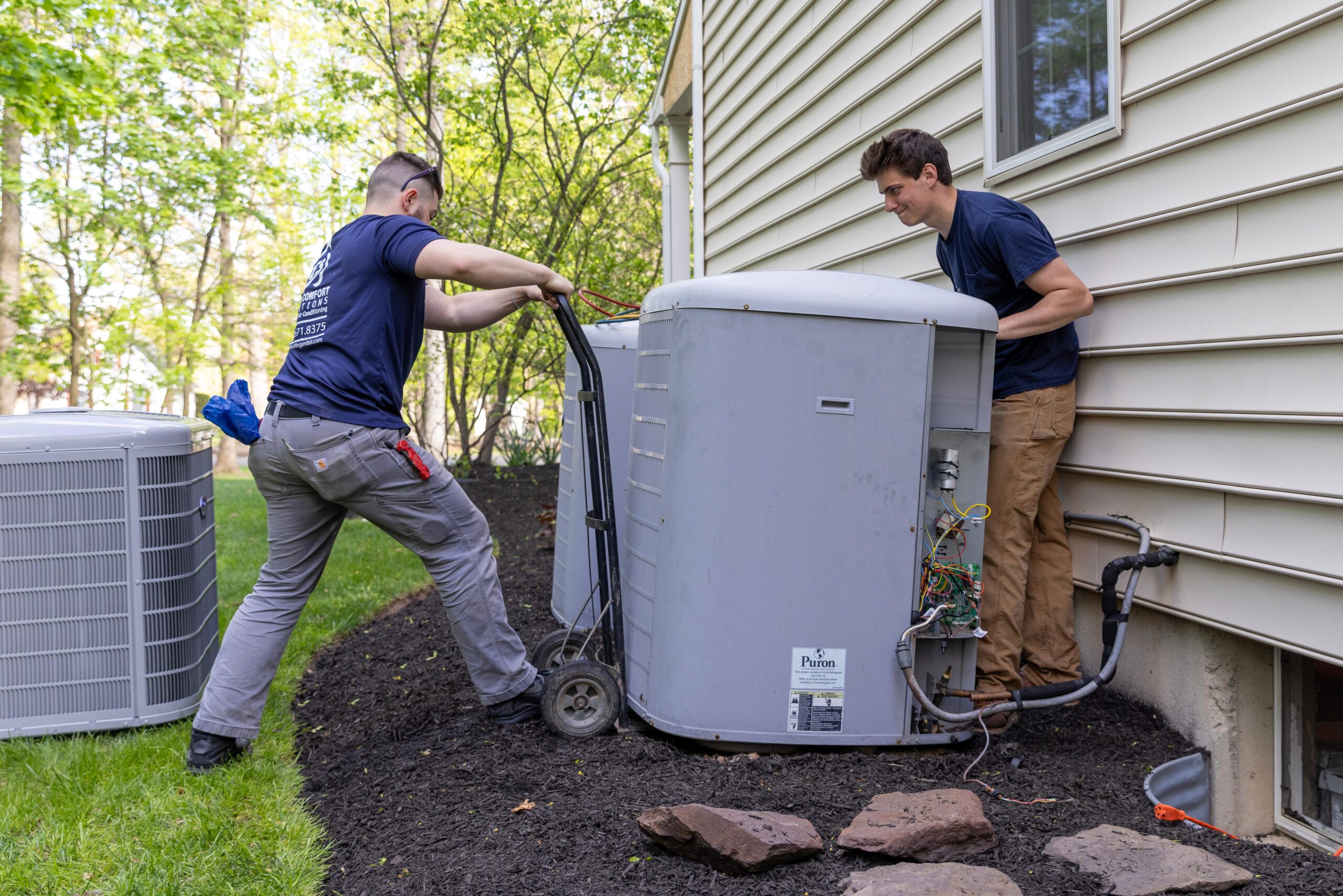 HVAC installation in Jamison