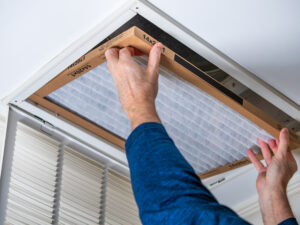 replace AC filter for optimal cooling