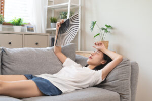 house feels humid with AC running